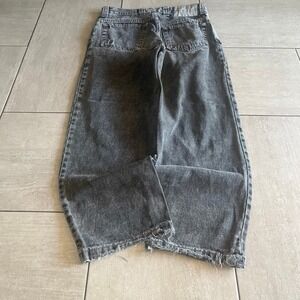 Polar Skate Co 93 Denim Jeans Washed Black Baggy Skateboard Pants 31x25